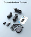 1440P Patrol Ready Body Camera With Audio, Built In 128GB Storage, Dual 1800mAh Batteries With Dock package contents