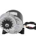 Beefy 500W Brush DC Motor For Electric Bikes And Scooters 600 RPM At 36V With 13 Tooth Gear Reduction Brushed Drive