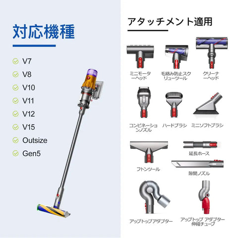 Wall Mount Accessory Holder For V7 Through V15 Vacuum Attachments Docking Station Organizer For Gen5 Absolute tools