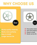 Comparison of two thrust bearing kits for front load washers, highlighting quality and durability differences.
