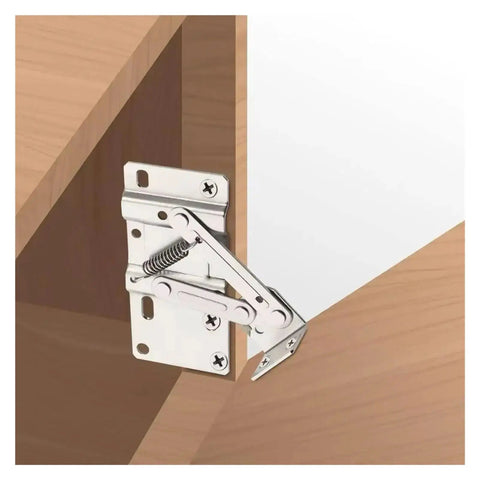 Stainless Steel Self Closing Reversible Door Hinge Set With Tip Out Function 2 Pieces 45 Degree Pivot Go To Hardware For Kitchen Bathroom Office And Cabinets