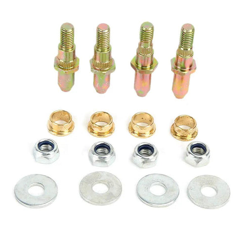 Fabater Chevy Door Hinge Pin Bushing Repair Kit For 1999-2007 Models Heavy Duty Iron Parts Set Restores Smooth Operation And Perfect Alignment For Trucks Suv. 4 pins, bushings, nuts and washers set