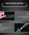 Instructions on detaching Full Extension Drawer Slides Side Mount 10 To 24 Inch Ball Bearing Metal Black Rails Track Guide Glides