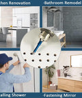 Tile Hole Saw Kit With Triangle Shank Diamond Drill Bits Set For Porcelain Tile Ceramic Marble Brick Granite Stone Includes 6mm 8mm 10mm 25mm 35mm 38mm 50mm 65mm Sizes Plus 35mm Beveling Chamfer Cone Tile Bit And Five Eighth Inch Eleven Thread Adapter in home renovation settings