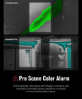F2W Thermal Imaging Camera With Live Super Resolution Converts 256x192 IR To 640x480 Clarity Crystal Clear Night Vision 6 Inch Display Portable Thermal Camera For Home Roofing Electrical Inspections showing condensation and insulation scan