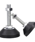 Rock Solid Adjustable Leveling Feet Four Pack Universal Furniture Support Legs With M8 M10 Thread Swivel Base Slick Glide Pads