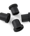 Badass 4 Piece Flanged Sleeve Control Arm Bushings Suspension Isolators, black rubber parts, designed for John Deere Gator Xuv 625i 825i 855d.