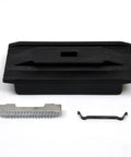 Professional Grade Heavy Duty Screw Drive Garage Door Opener Carriage Assembly with metal gears and securing clip.