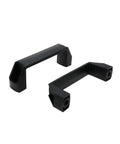 2 Pack Nylon Grab Handles 115mm Center To Center 136mm Total Length All Weather Black For Doors Cabinets Drawers Luggage Or Mechanical Equipment 8mm Mounting Hole Diameter Reinforced Nylon Construction