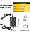 Food Grade Electric Water Transfer Pump With Hassle Free Adjustable Flow For 5 Gallon Jugs Quick Pour Kitchen Essential Self Priming Quiet Operation Portable Design Stainless Steel Filter power adapter with adjustable speed dial.