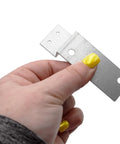 Person holding bracket for Ice Machine Water Valve Replacement IH9124 000009124 Compatible With Select Ice Makers, 220 240V