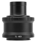 1.25 Inch Telescope T Mount Ring Adapter For E Mount Mirrorless Cameras Aluminum Alloy Quick Connect Rig front view