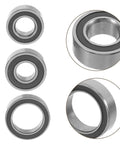 16 Pcs RC Ball Bearing Kit For RC Car With Deep Groove Design And High Strength Steel For Enhanced Stability, Flexible Compatibility, Quick Replacement, And Easy Installation For Upgrading, Repair, And Maintenance, set of silver bearings