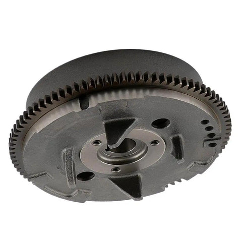 Direct Bolt On Flywheel Rotor Replacement Fits 500 4x4 Trucks showing a detailed view of the rotor's gear teeth and surface finish.