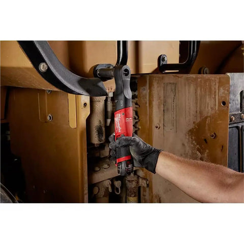 Pro Level 12 Volt Cordless Ratchet With Brushless Motor And 3/8 Square Drive in use on machinery repairs