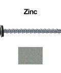 10 X 2 And A Half Inch No Paint Metal Roofing Screws With Hex Washer Head Self Starting Tapping EPDM Washer 250 Count Bag