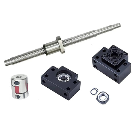 16mm SFS1610 Ball Screw 55.91 Inch Length 1420mm Top Notch High Speed Silent Anti Backlash Linear Motion with BK12 BF12 and coupler