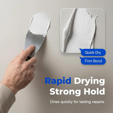 Drywall Repair Kit With Scraper And Quick Drying Mending Agent For Holes And Cracks Includes 2 Tubes Of 250g Each DIY Friendly