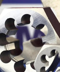 Close-up of M18 X 1.25 Carbon Steel Hex Rethreading Die, DWT Series, Right Hand Cut with no special holder needed.