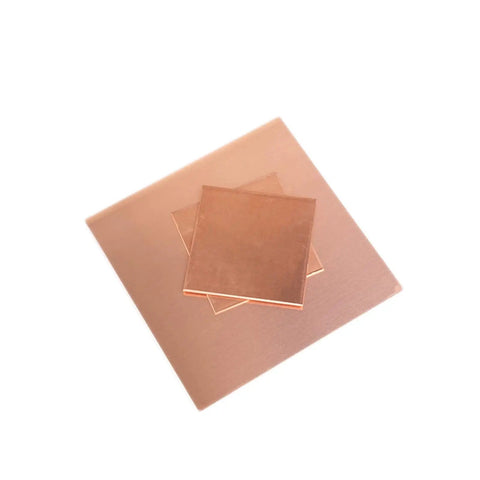 Single Sided Copper Clad Laminate PCB Board 300x200mm for DIY etching, stacked squares, copper front visible.