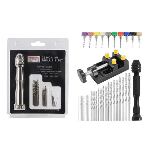 Hand Engraving Punch For PCB Mini Drill Electric Adapter For Cordless Drill Portable Hand Tool Kit with various bits and vise