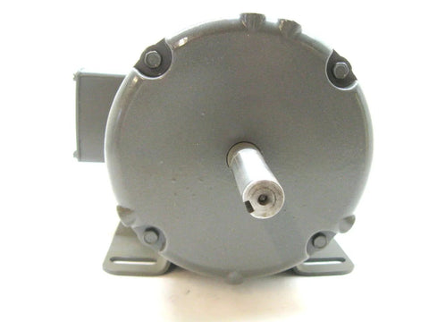 Front view of General Purpose 3-Phase Electric Motor Single Unit 3/4 HP 1,725 RPM TEFC 56 Frame 208-230/460V with keyed shaft