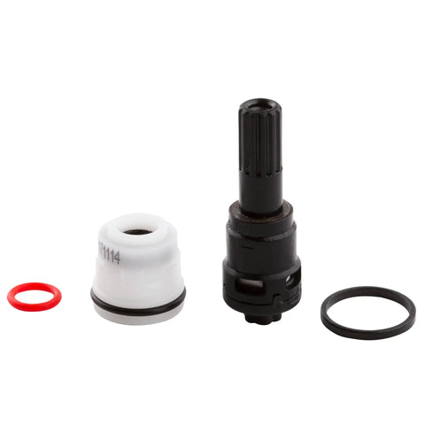 One Quarter Inch Turn Hot Side Plastic Stem Bathroom Faucet Ceramic Disc Cartridge Replacement Part For Easy Install And Long Lasting Performance Genuine Replacement 1 Count