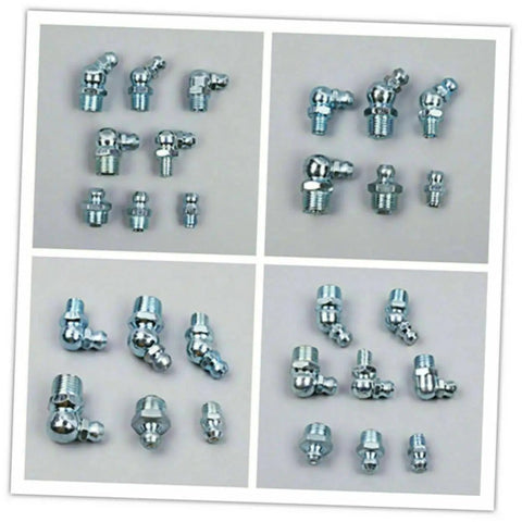 260 Piece Hydraulic Grease Nipples Kit For Automotive And Industrial Use With Metric And Imperial Fittings in storage box