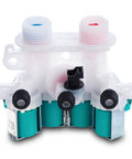 Washer Water Inlet Valve Replacement for Maytag Whirlpool Kenmore, easy install dual valve connectors for hot and cold water
