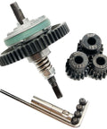 Durable 6878 Differential Gear Slipper Clutch Kit With 54T 32P Spur Gear And 15T 17T 19T Pinions For 1/10 Slash Stampede Rustler 4X4 RC Trucks Metal Gear Set Built To Handle Tough Off Road Runs close-up