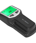 ALIESTFDNO Stud Finder Wall Scanner 5 in 1 Detector with LCD Display for, showing black design with green LCD screen and buttons.