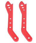 Heavy Duty Plastic Woodworking Push Stick 2 Pack With Grippy Grip And Dead Simple Kickback Defense For Table Saw Router Jointer Workhorse Hands Stay Locked In On Every Cut Rock Solid Build, red thermoplastic push sticks.