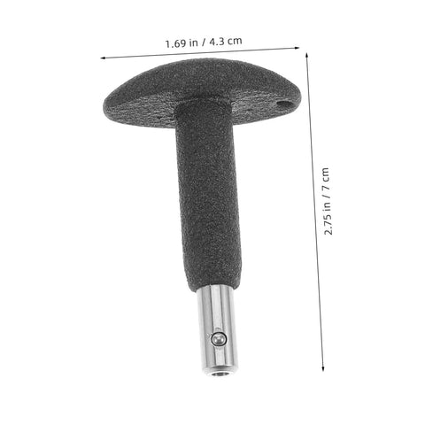 Heavy Duty Skateboard Bearing Puller Tool For Fast Bearing Extraction And Roller Skate Repairs Featuring Solid Black Iron Build And Slick Grip Designed For Daily Street Shredding