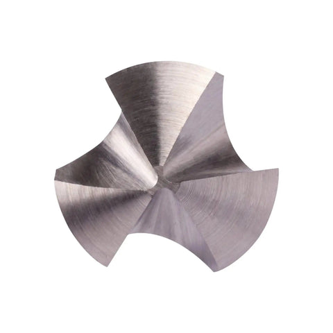 Dead Nuts Reliable Industrial Grade HSS E Countersink Set With Razor Sharp Cutting Edges, metal countersink bit showing cutting edges.