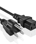 8 Foot AC Power Cord For Williams Etude Mk2 Digital Piano Power Supply Charger, UL Listed, ROHS Certified, Non OEM Part