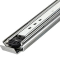 Heavy Duty Full Extension Ball Bearing Drawer Slides With Smooth Glide Soft Close Design quality side mounted steel tracks close up