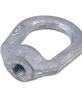 Built Tough Heavy Duty Galvanized Steel Eye Nut With Half Inch UNC Thread Bail Type Ring Lifting Fastener Marine Grade