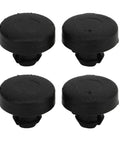 Boot Lid Hinge Stops 12832495 Replacement For 9 3 Convertible 2004 Onwards, pack of 4, high-strength ABS, black color
