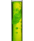 Polypropylene 500mL Graduated Cylinder With Hexagonal Base Class B Tolerance Autoclavable Lab Measuring Cylinder Clear Translucent Plastic For Dialed In Volume Readouts And Daily Tough Lab Use, filled with green liquid
