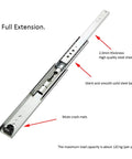 Real Heavy Duty 53mm Full Extension Drawer Slides With Ball Bearings Deliver Smooth Glide Under Max Load Featuring Rust Proof Galvanized Blue Finish So 700mm Long Slides Hit Full Access On Deepest Drawers Fast Today In Workshop Home Cabinets, full extension steel slide