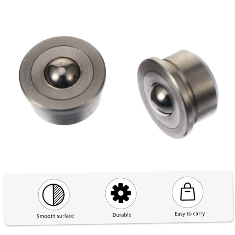 Heavy Duty Steel Ball Transfer Units Set Of 3 Low Profile 360 Degree Rotating Casters Industrial wear-resistant steel ball units