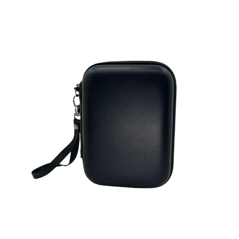 Front view of Hover Air X1 Self Flying Drone Hard Carrying Case With Strap Lanyard Waterproof Protective Cover Leather Synthetic Interior