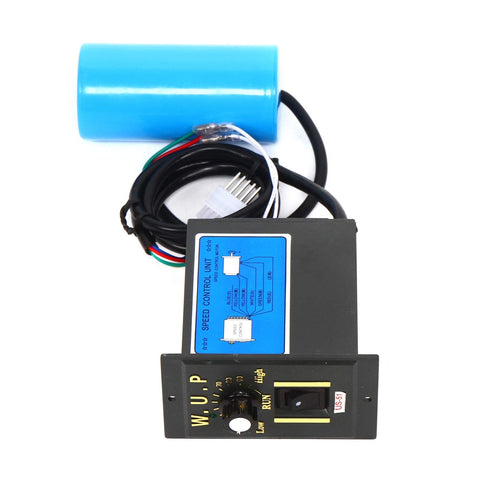 250W AC High Torque Geared Motor With Reversible Single Phase Operation Variable Speed Adjustable Controller Governor 110V Low Noise Drive For Industrial Applications