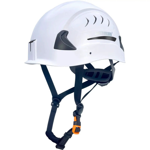 Side view of G2C ANSI Type 2 Class C Safety Helmet Ventilated PC ABS Shell with EPS Foam Liner Lightweight Hard Hat for construction
