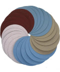Get This Awesome 15 Piece 125mm Hook Loop Sanding Discs Set With Grits 1000 To 5000 For Ultimate Polishing On Wood Metal And Cars, various colors.
