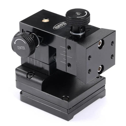 3-Axis Manual Linear Stage With Magnetic Base, Precision Triaxial Probe Table, 5 Micron Accuracy, Independent X Y Z Adjustments