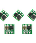 Five Pack 0.9-5V To 5V DC-DC Step Up Boost Converter Module Kit With 480mA Output, 0.8V Startup shown front view on white background