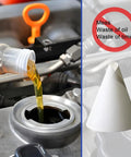 Disposable Paper Oil Funnels For Cars No Spill No Mess Oil Change Cone Dispenser Portable Auto Fluids Transfer 100 Pack