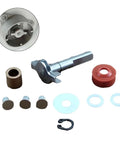 Bread Maker Bucket Drive Repair Kit 9pc Metal Set For Pan Bottom Transmission Fix with coupling, bushing, seals, and pins.