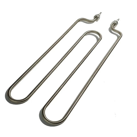 Heavy Duty SS304 Electric Air Heating Element Featuring 16Mm M16 Thread And 448Mm Length This 3Kw Immersion Resistance Heater coils.